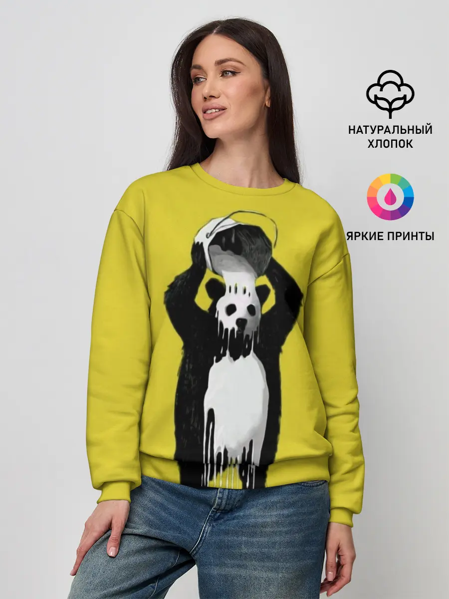 Женский свитшот / панда