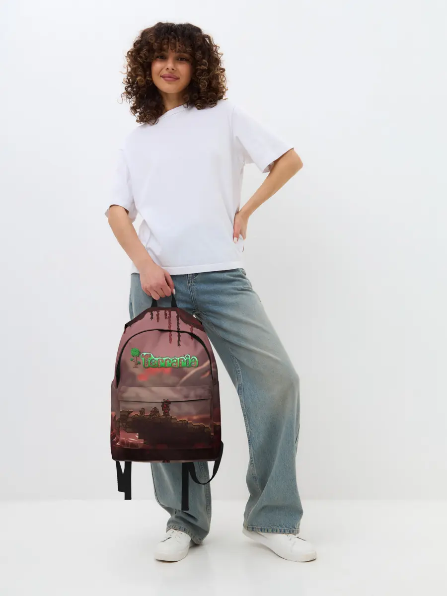 Рюкзак джинсовый / Terraria | Тэррария