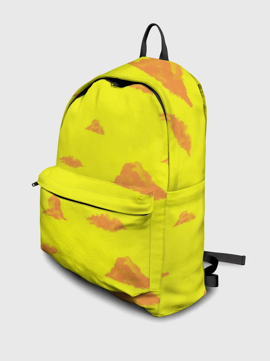 Рюкзак джинсовый / Рыжие облака