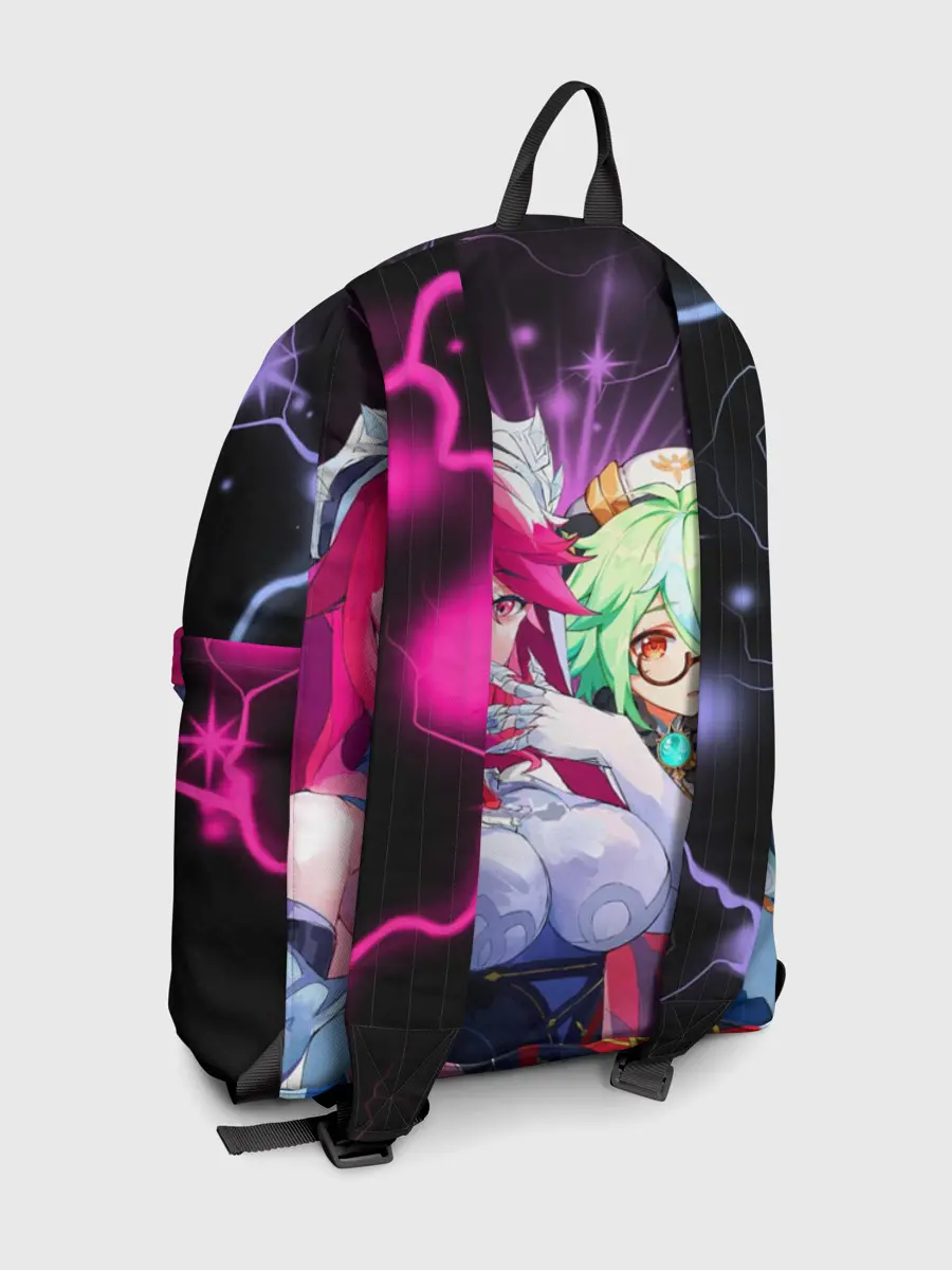 Рюкзак джинсовый / Розария и Сахароза, Genshin Impact