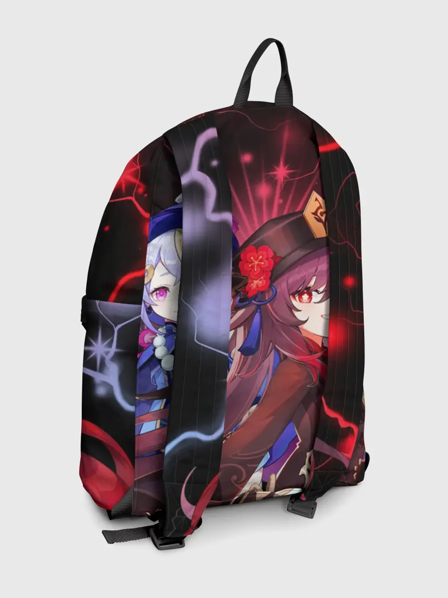 Рюкзак джинсовый / Ху Тао и Ци Ци, Genshin Impact