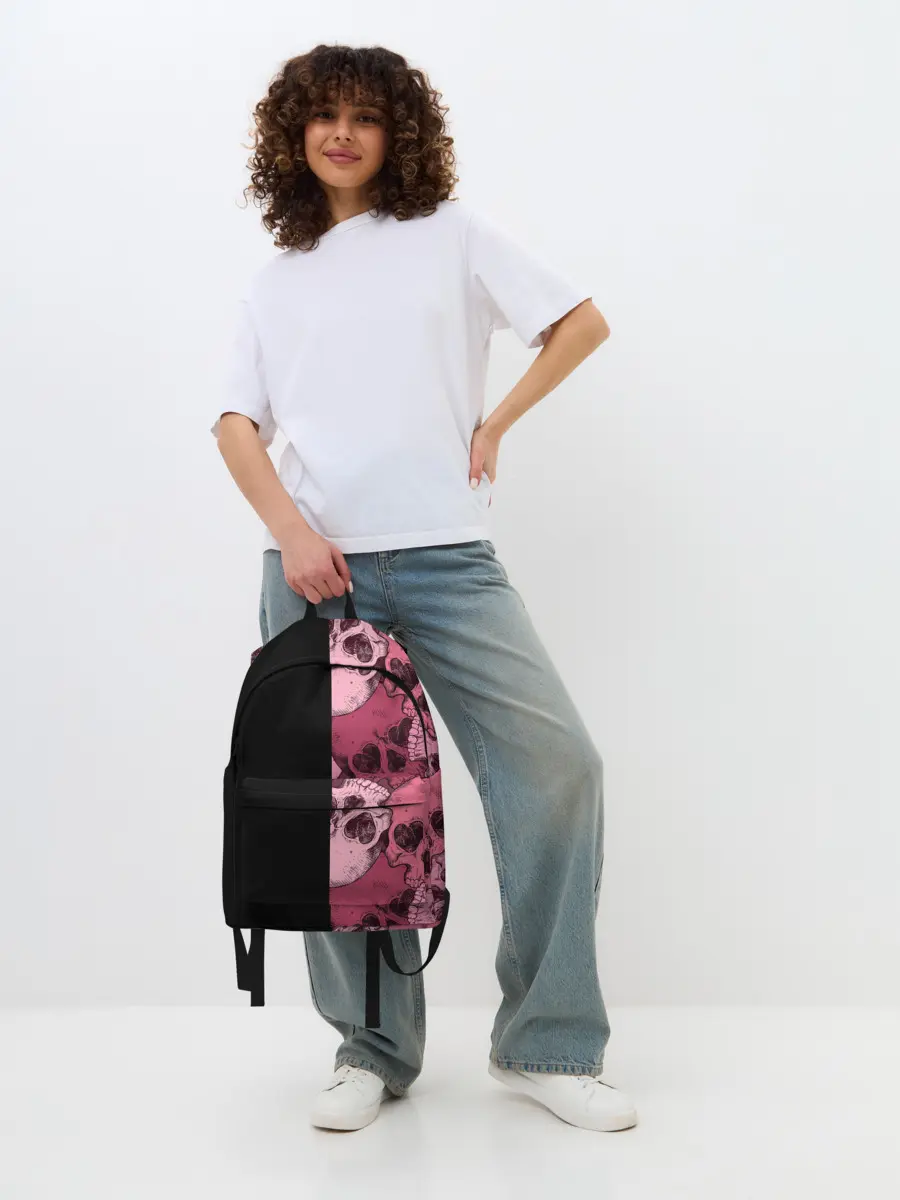 Рюкзак джинсовый / Dark and Skull