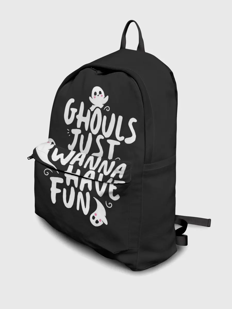 Рюкзак джинсовый / Монстры просто хотят веселья