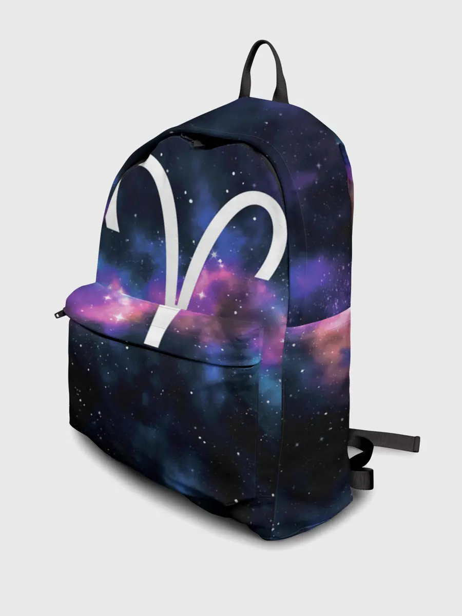 Рюкзак джинсовый / Овен / Aries, Знак зодиака