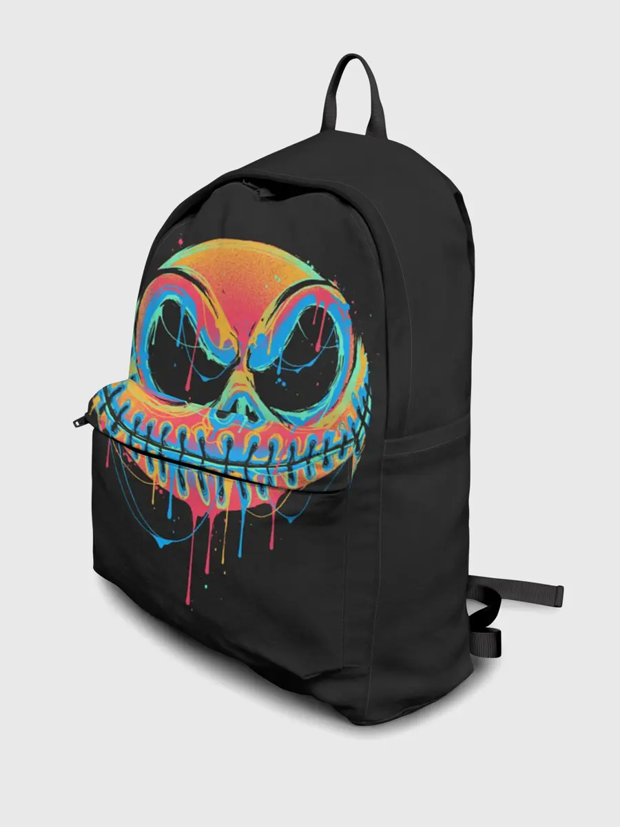 Рюкзак джинсовый / Jack Skellington. Paints