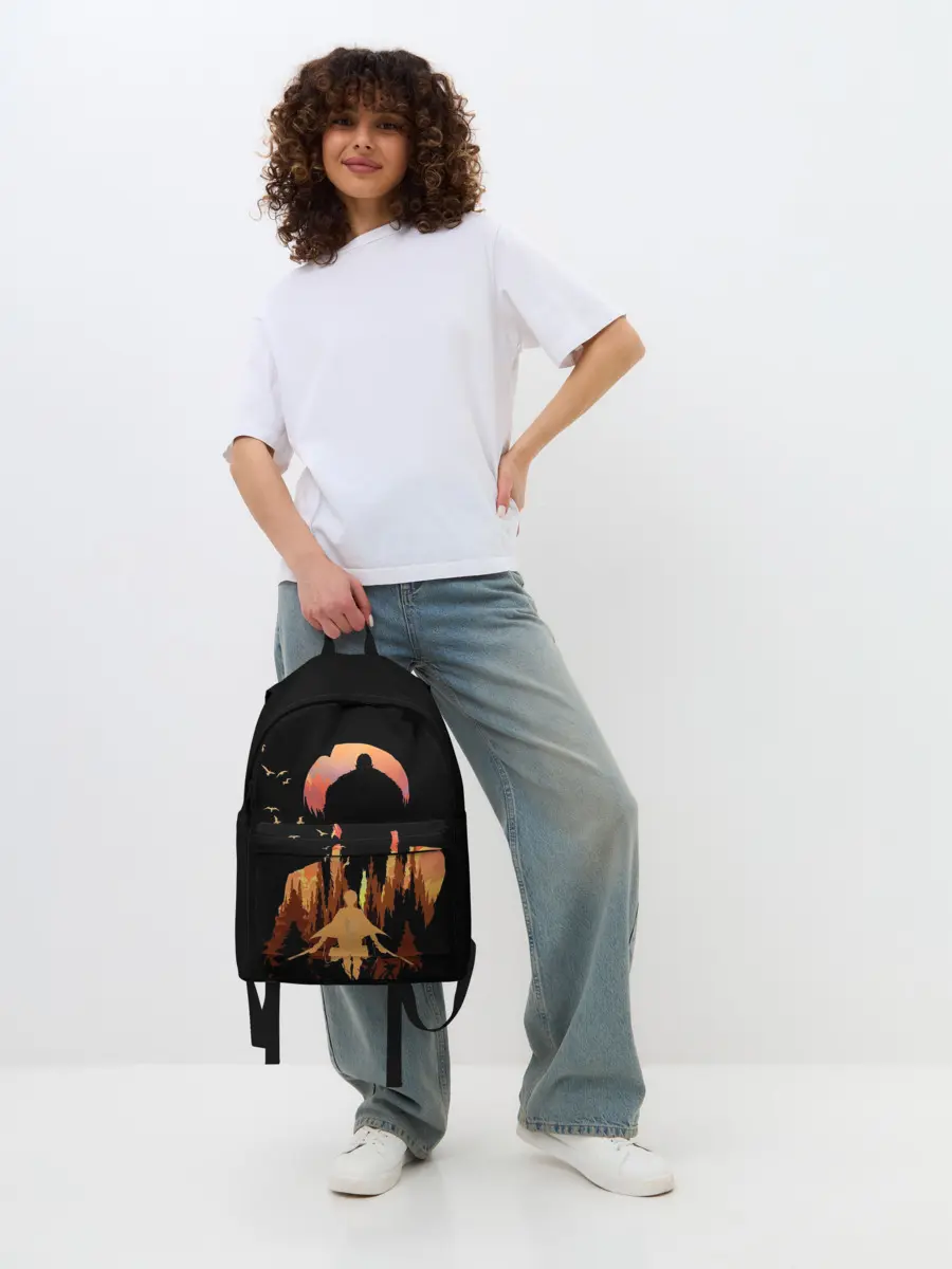 Рюкзак джинсовый / Леви и титан