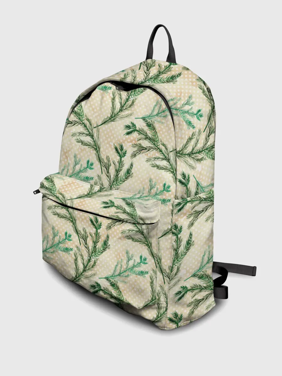 Рюкзак джинсовый / Ель новогодняя