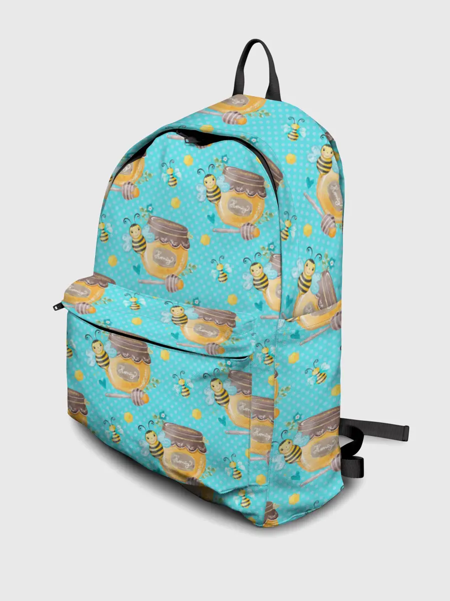 Рюкзак джинсовый / Кто пчелок уважает