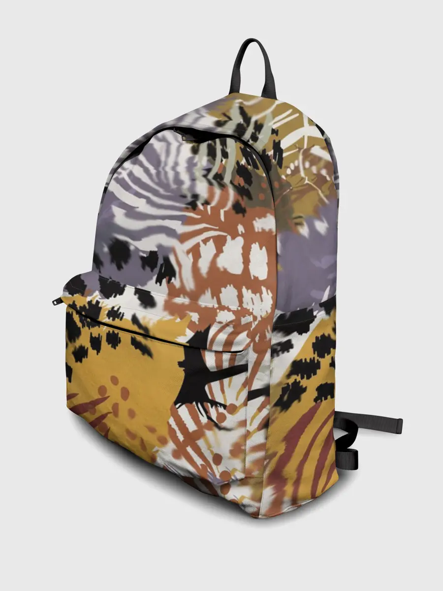 Рюкзак джинсовый / Зебра Пятнистая