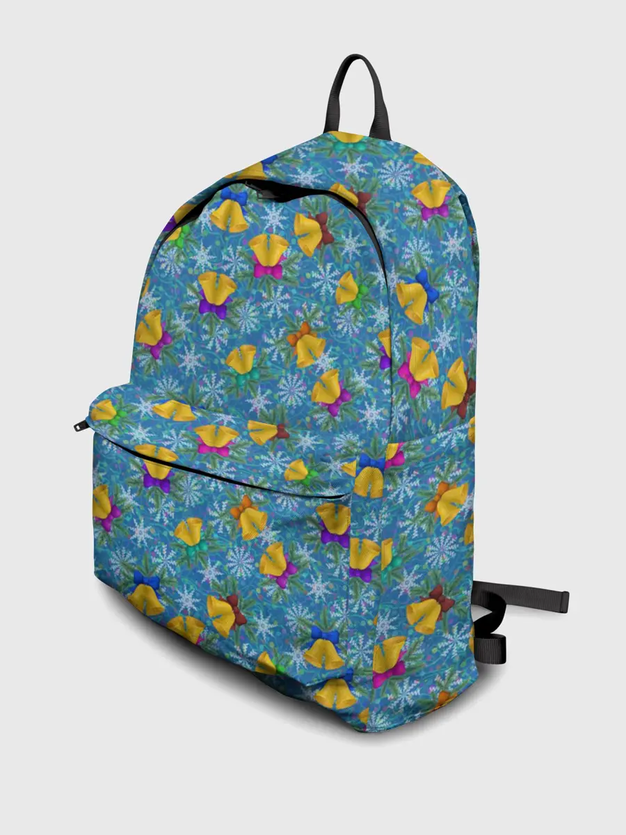 Рюкзак джинсовый / Праздничные Колокольчики