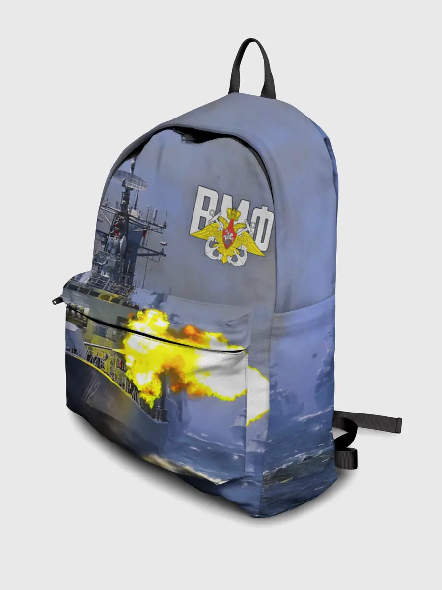 Рюкзак джинсовый / Выстрел из крейсера