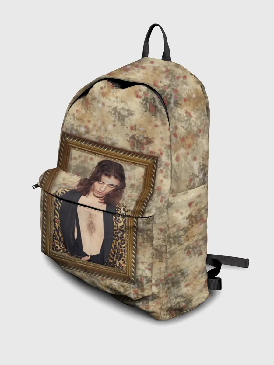 Рюкзак джинсовый / Домиано Давид. Портрет на стене