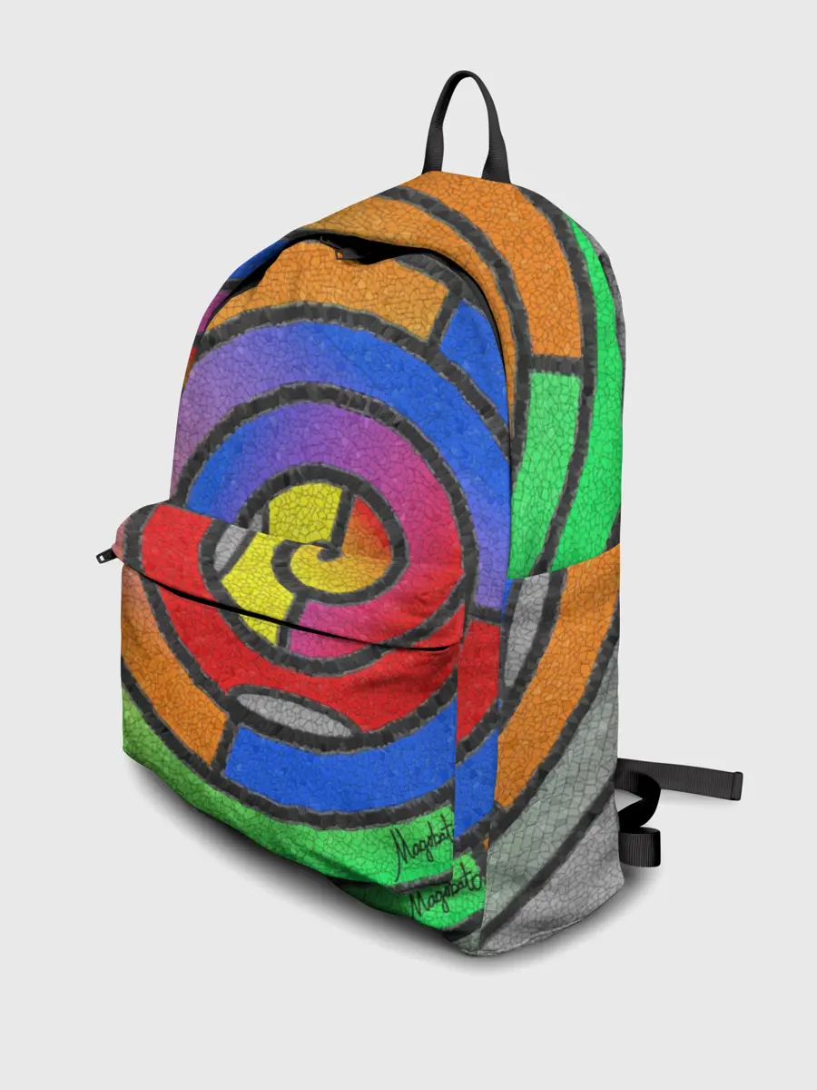 Рюкзак джинсовый / Маечная спираль