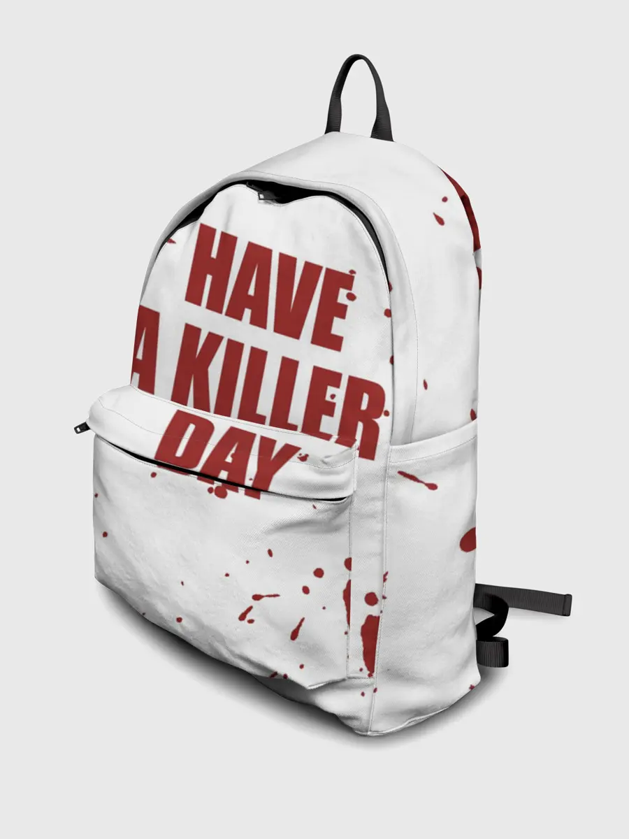 Рюкзак джинсовый / blood have a killer day Dexter