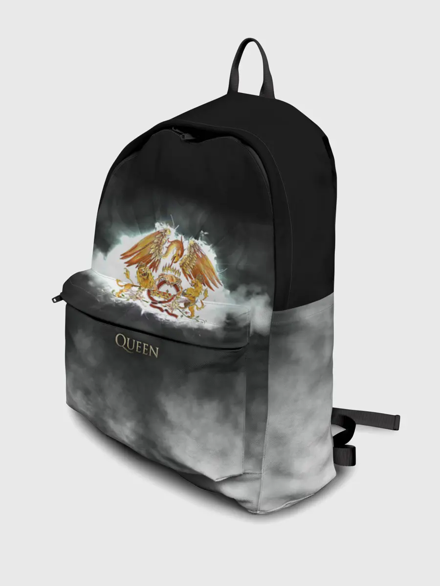 Рюкзак джинсовый / Логотип группы Queen