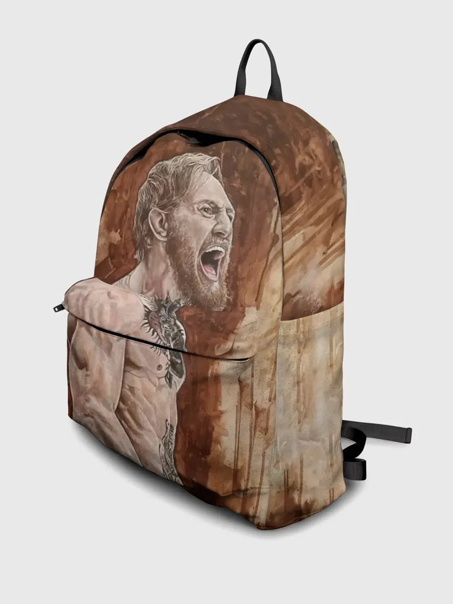 Рюкзак джинсовый / Ярость Конора МакГрегора