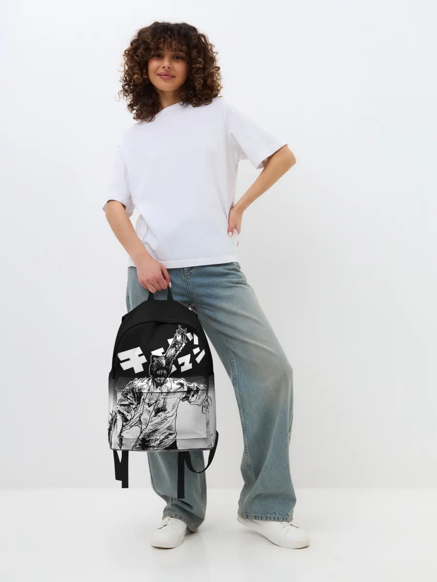 Рюкзак джинсовый / Человек-бензопила