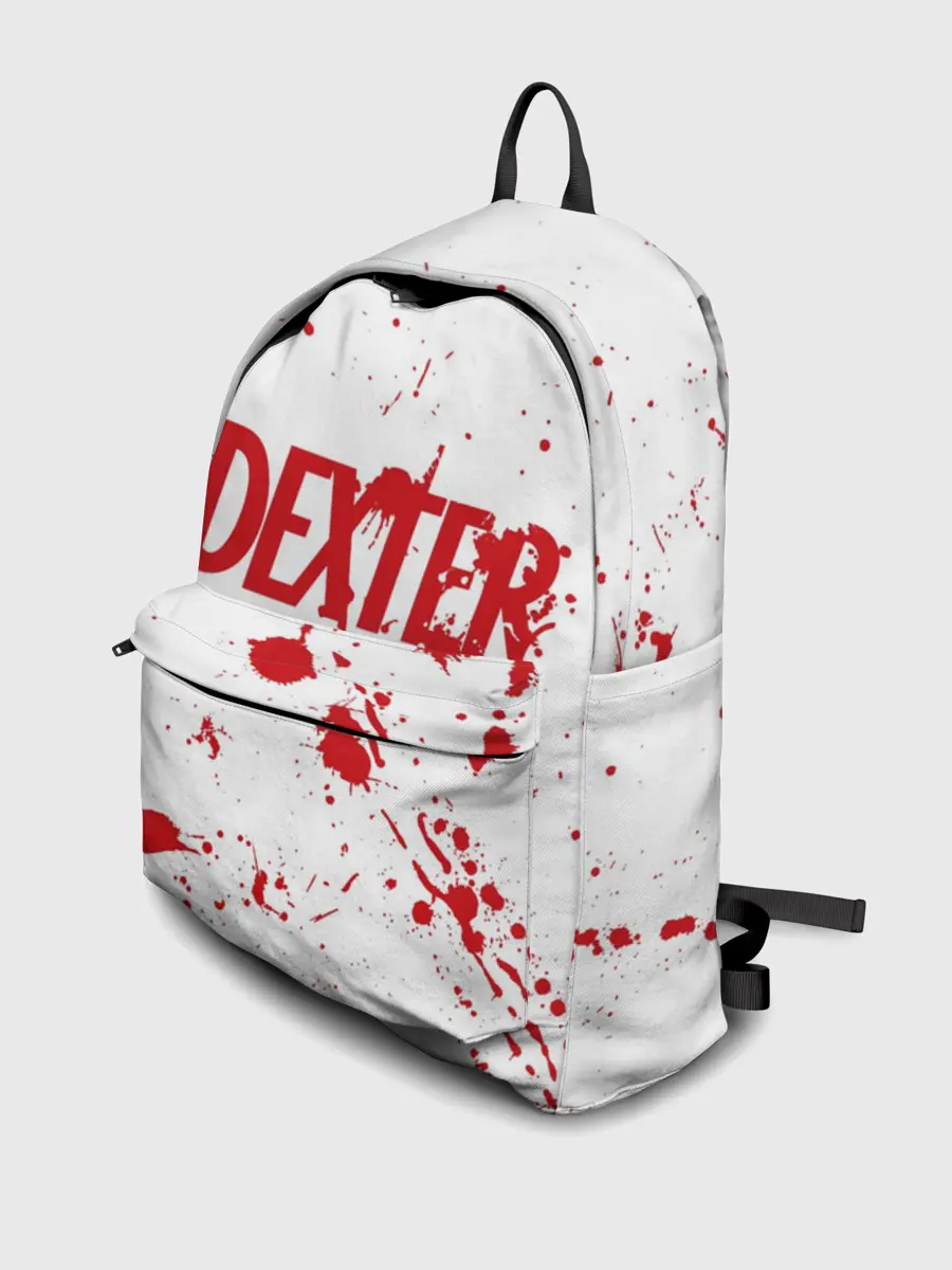 Рюкзак джинсовый / Dexter logo Декстер брызги крови