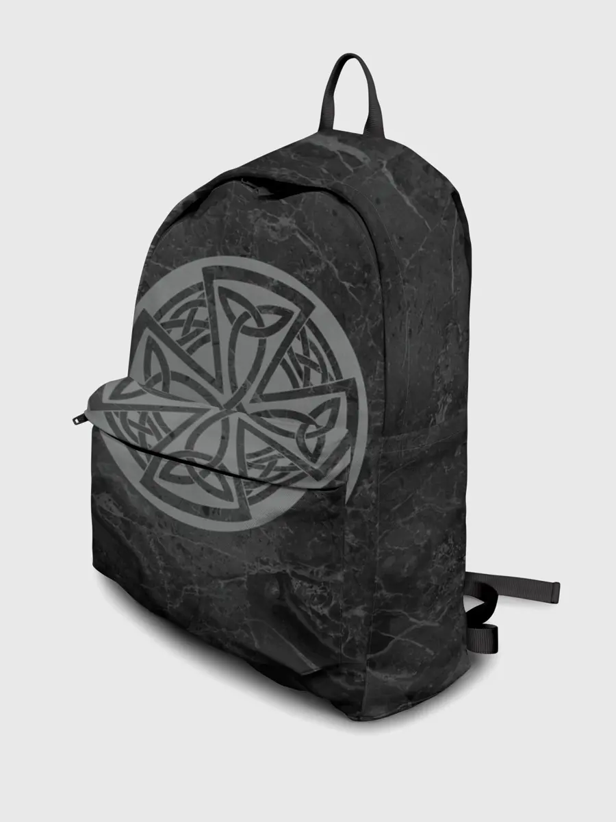 Рюкзак джинсовый / Кельтский крест стилизованный