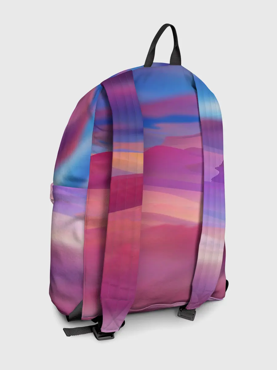 Рюкзак джинсовый / Гармоничные цветовые волны