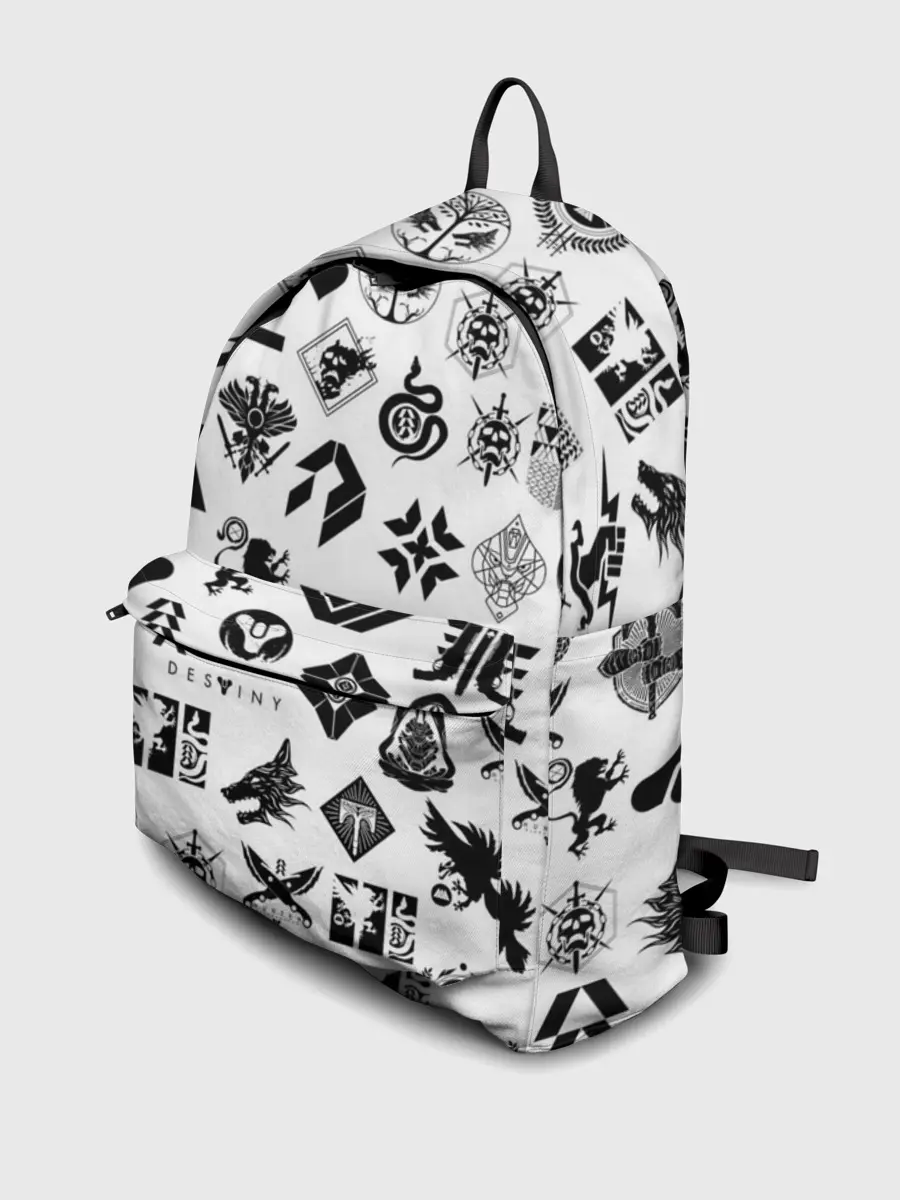 Рюкзак джинсовый / DESTINY 2 LOGO PATTERN / ДЕСТИНИ