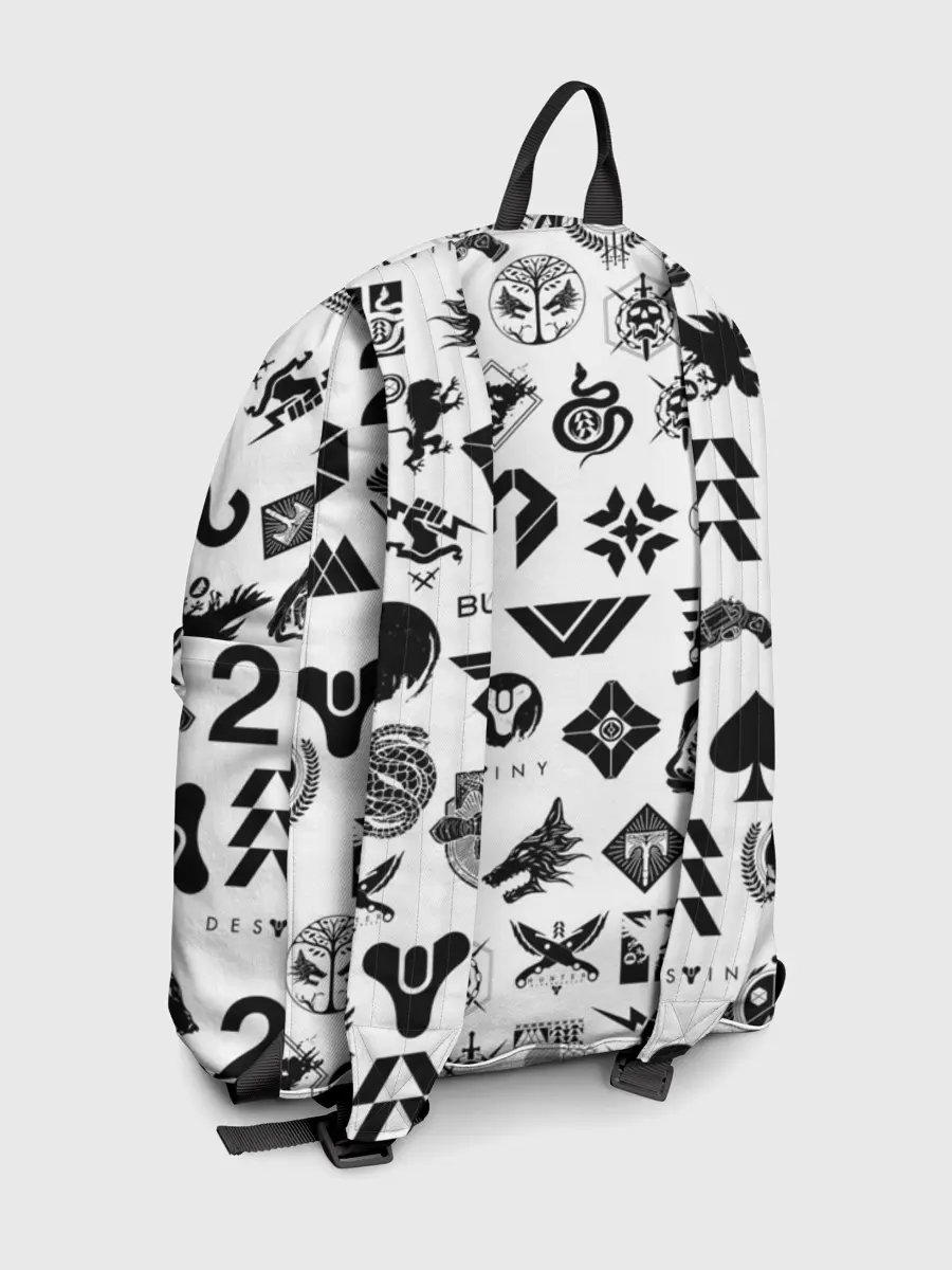 Рюкзак джинсовый / DESTINY 2 LOGO PATTERN / ДЕСТИНИ
