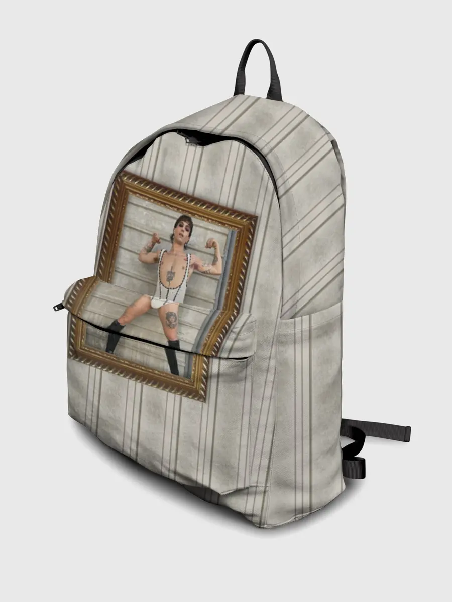 Рюкзак джинсовый / Damiano David in swimsuit