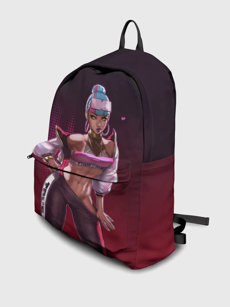 Рюкзак джинсовый / League of Legends Qiyana