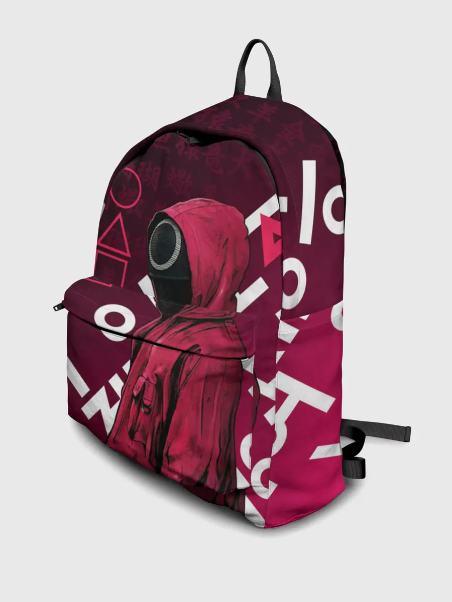 Рюкзак джинсовый / ИГРА В КАЛЬМА, УЗОР ИЕРОГЛИФЫ