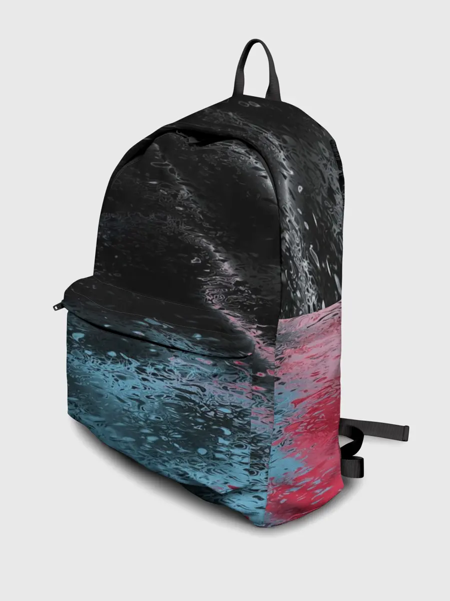 Рюкзак джинсовый / Распад красок