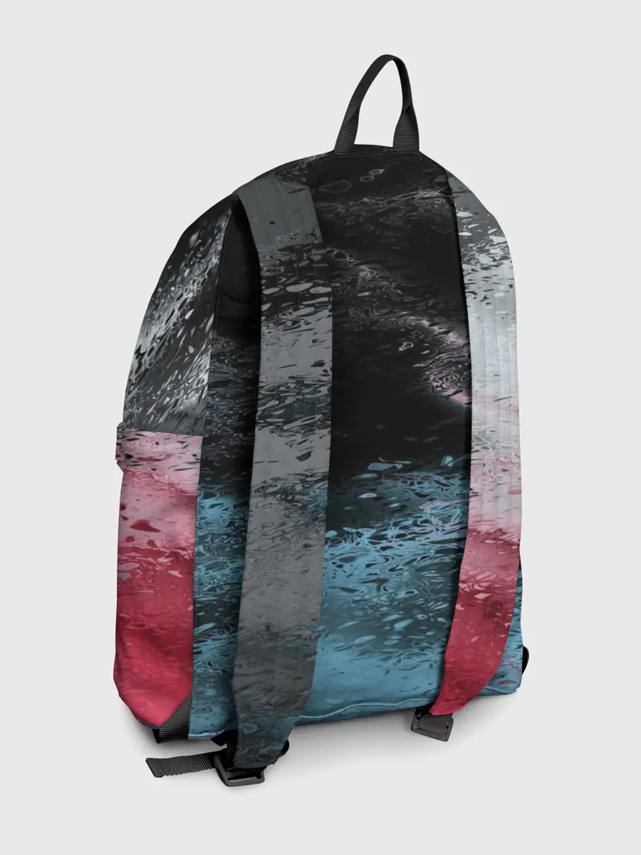 Рюкзак джинсовый / Распад красок