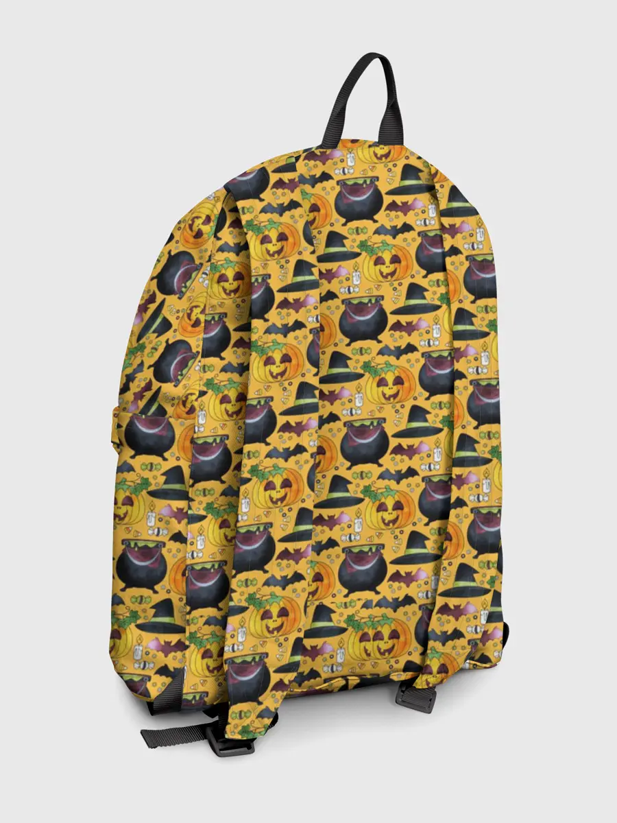 Рюкзак джинсовый / Веселый Хэллоуин / Happy Halloween