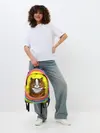Рюкзак джинсовый / Радужный кот Луиса Уэйна