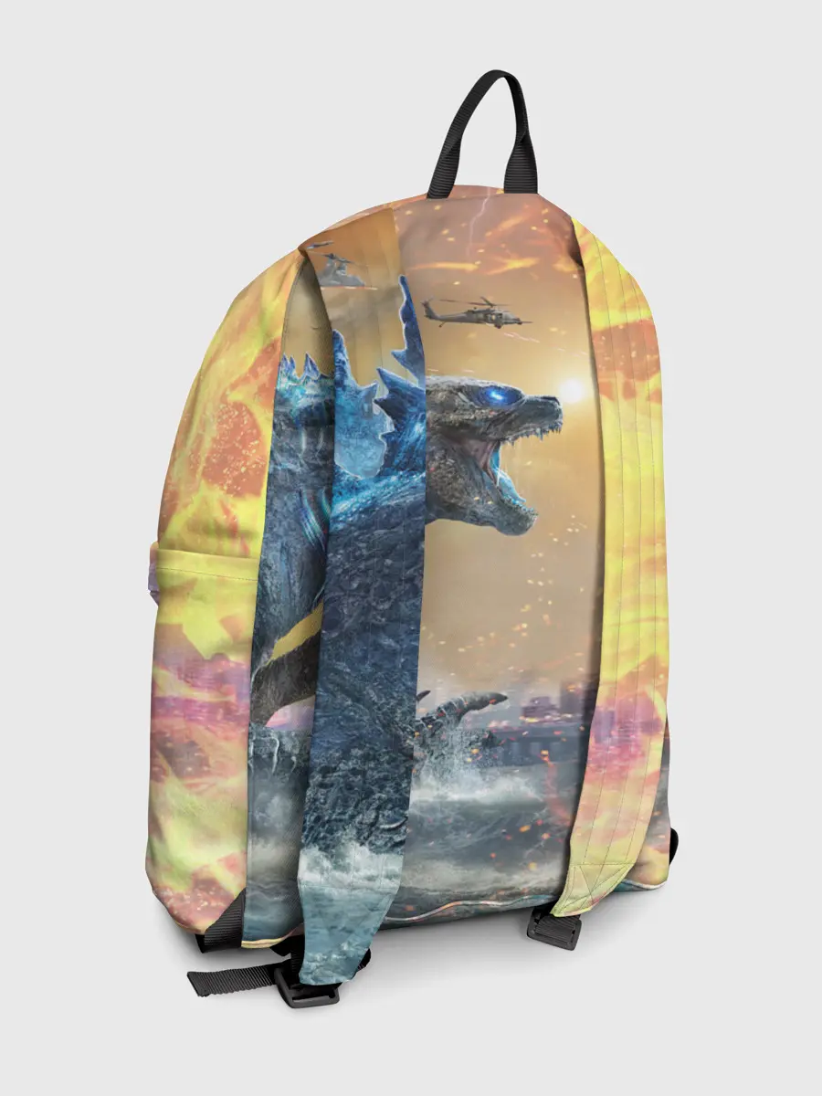 Рюкзак джинсовый / ГОДЗИЛЛА АТАКУЕТ!