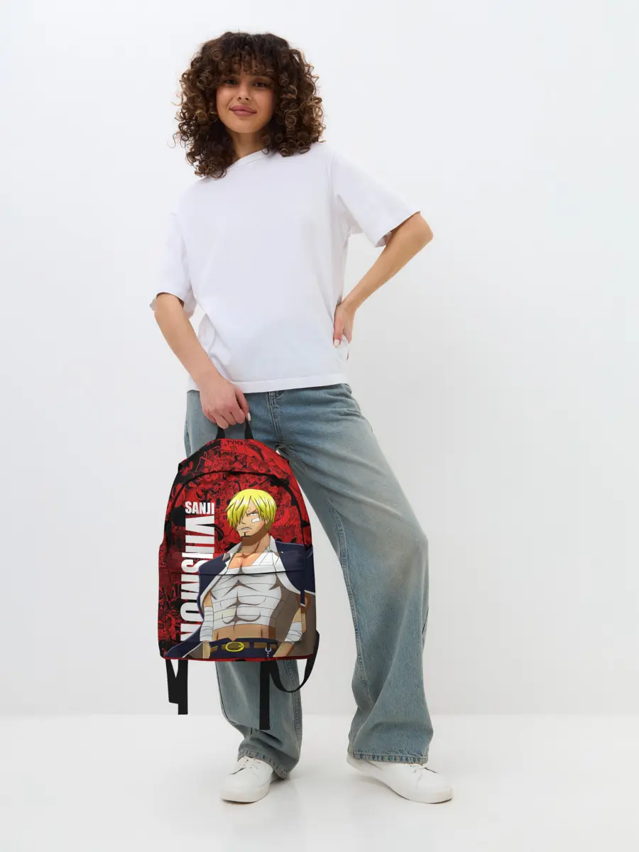 Рюкзак джинсовый / Санджи Винсмок, One Piece