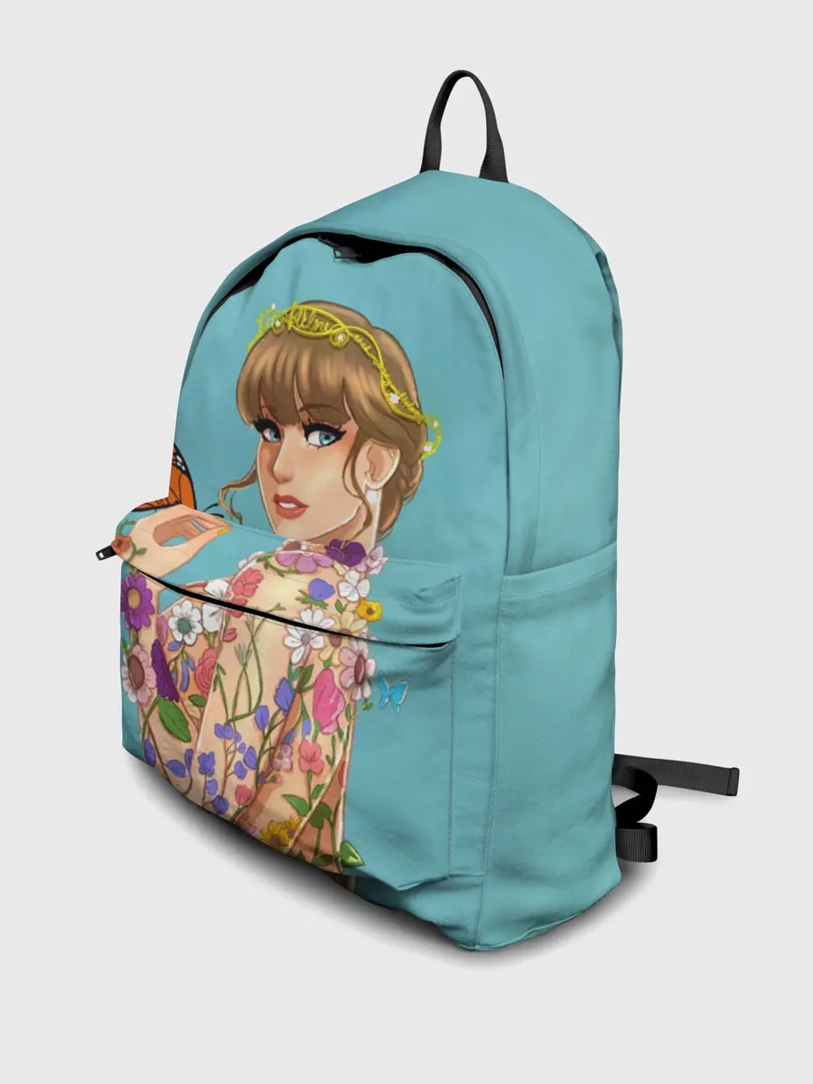 Рюкзак джинсовый / Тейлор в цветах