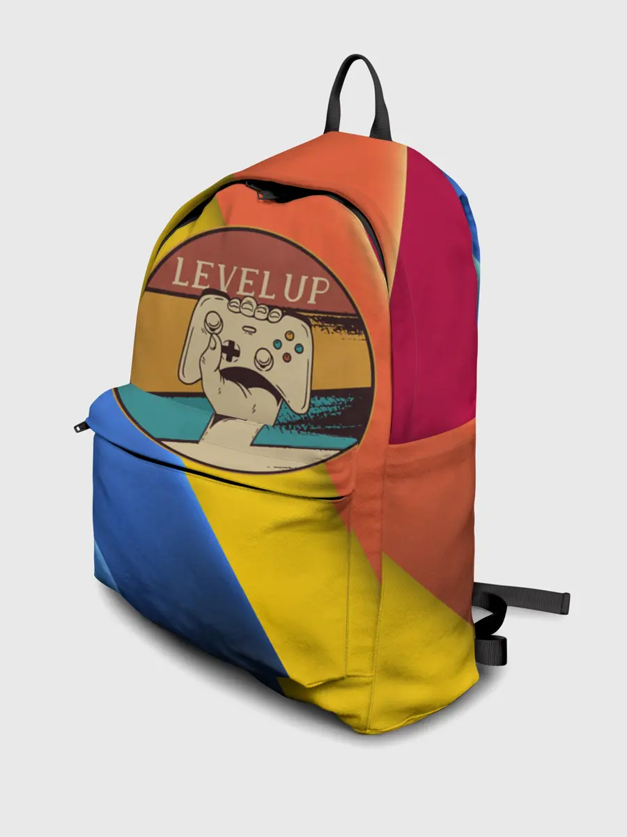 Рюкзак джинсовый / Джойстик | Level Up