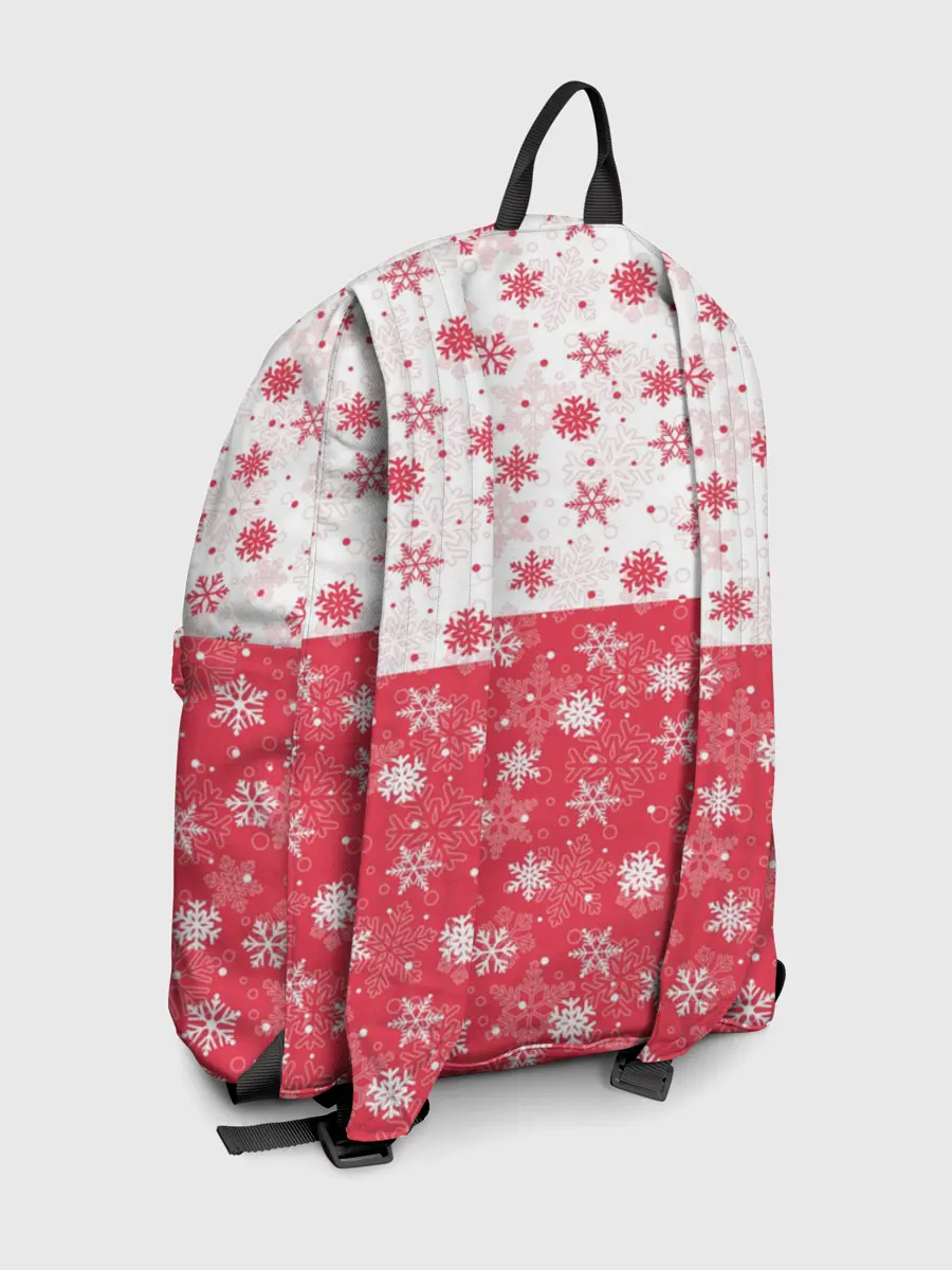 Рюкзак джинсовый / Снежинки