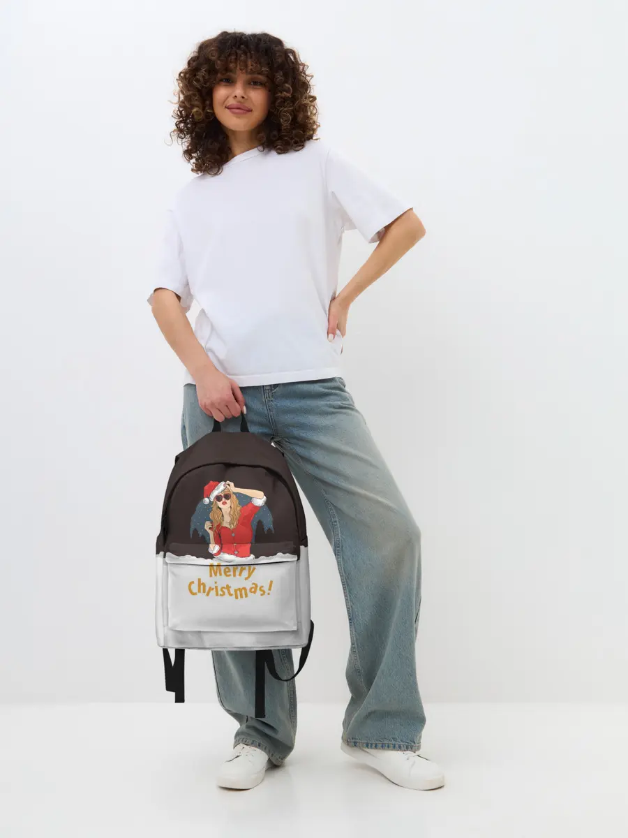 Рюкзак джинсовый / Снегурка