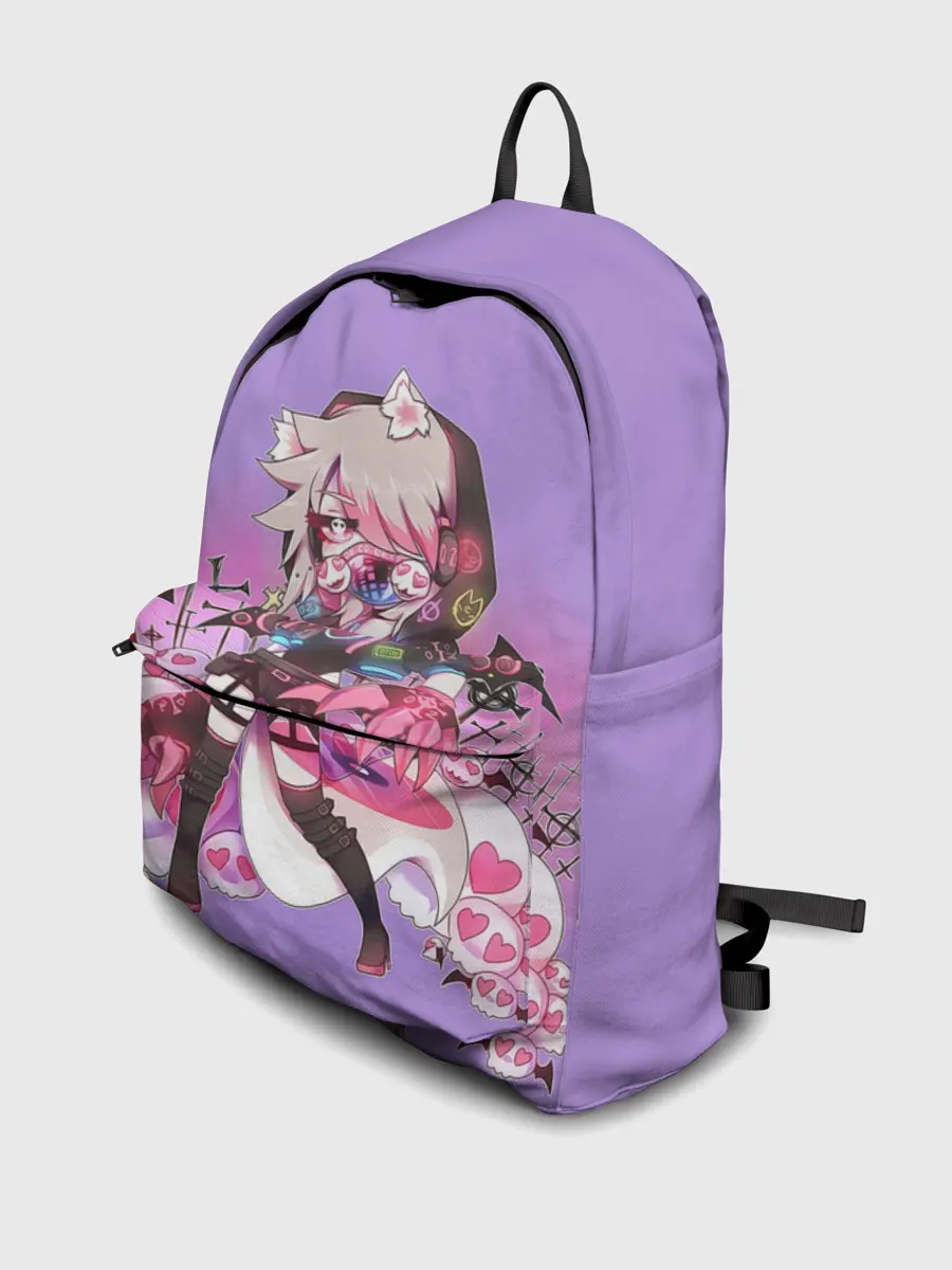 Рюкзак джинсовый / Gacha Club DJ Cry