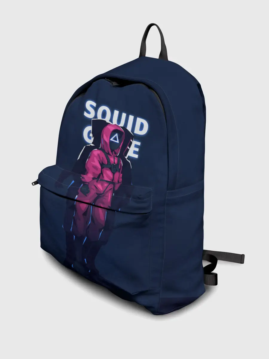 Рюкзак джинсовый / ТРЕУГОЛЬНИК НА СТРАЖЕ | SQUID GAME