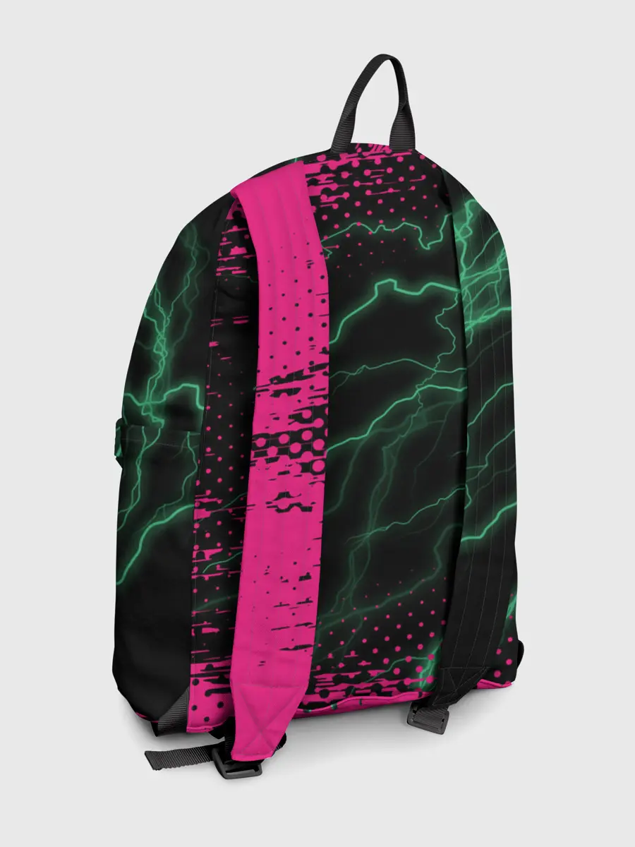 Рюкзак джинсовый / Игра в кальмара разряд молнии.