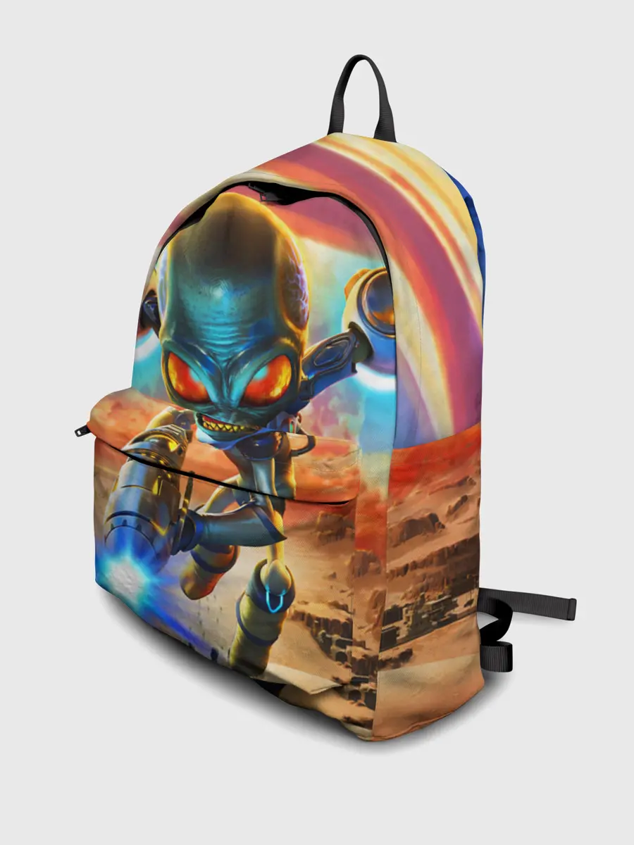 Рюкзак джинсовый / Destroy all Aliens