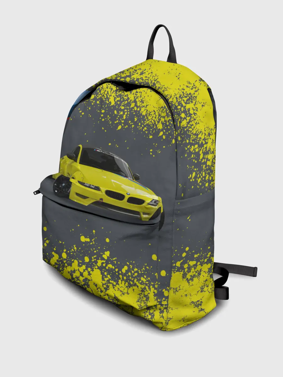 Рюкзак джинсовый / БМВ | ЖЕЛТЫЙ ПЕРФОРМАНС