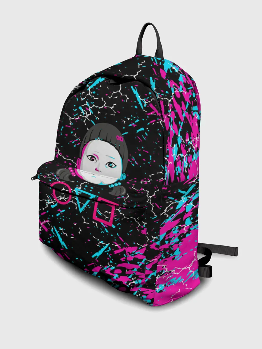 Рюкзак джинсовый / SQUID GAME | ИГРА В КАЛЬМАРА | КУКЛА.