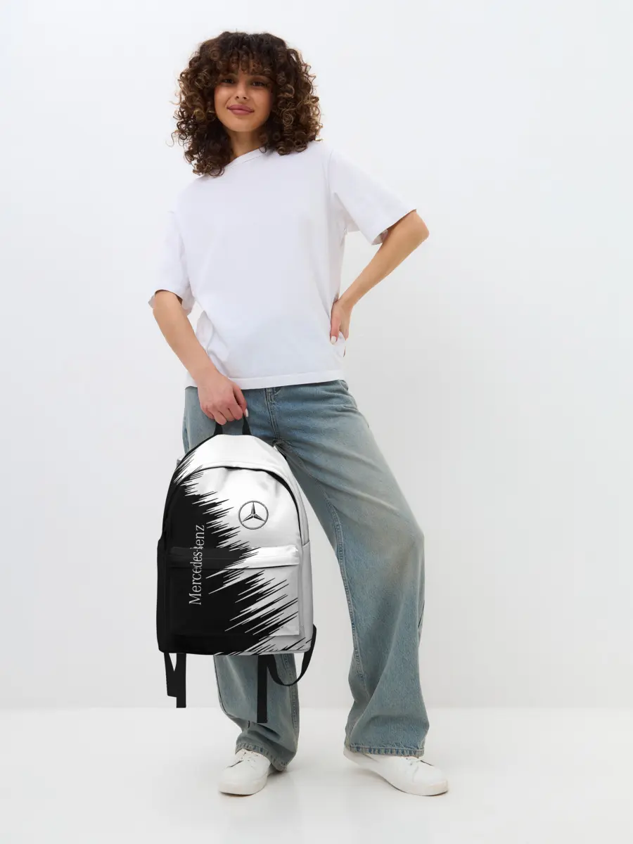 Рюкзак джинсовый / mercedes benz