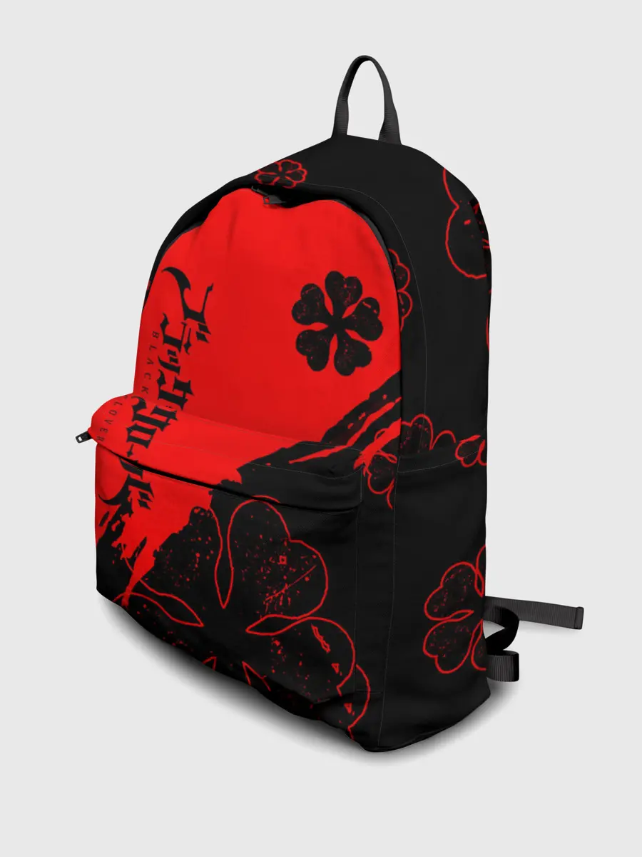 Рюкзак джинсовый / Чёрный клевер: Black clover.