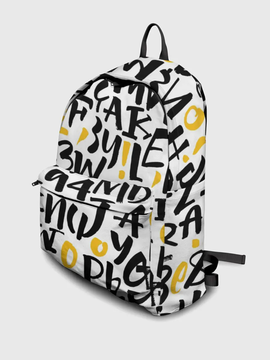 Рюкзак джинсовый / Буквенный бум