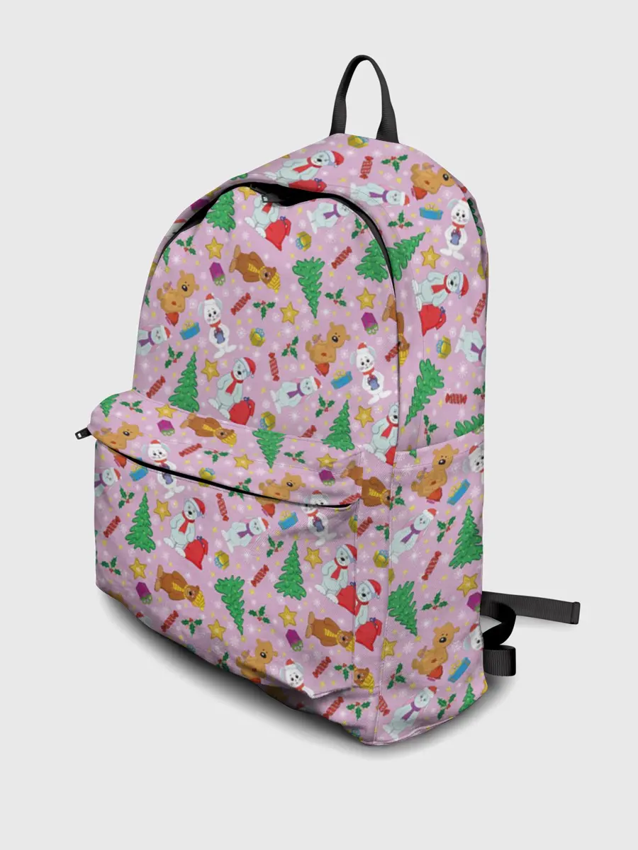 Рюкзак джинсовый / Новогодние Зверюшки