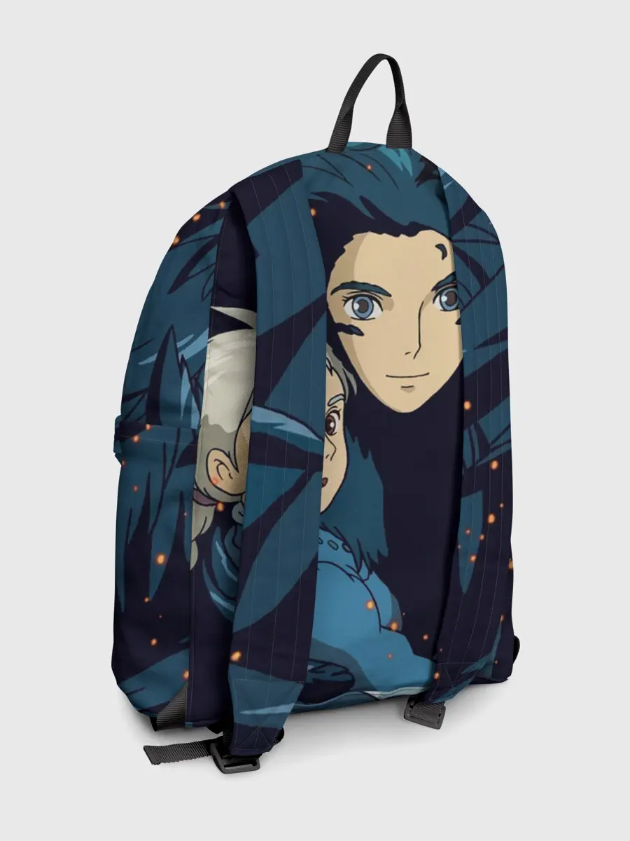 Рюкзак джинсовый / Ходячий замок Софи и Хаул летят